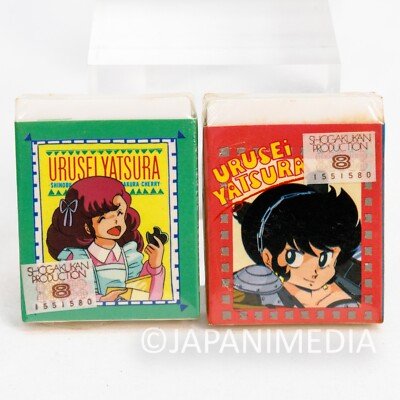 Urusei Yatsura Eraser 2pc Set #1 / Ran-chan Benten Lum ANIME RUMIKO TAKAHASHI