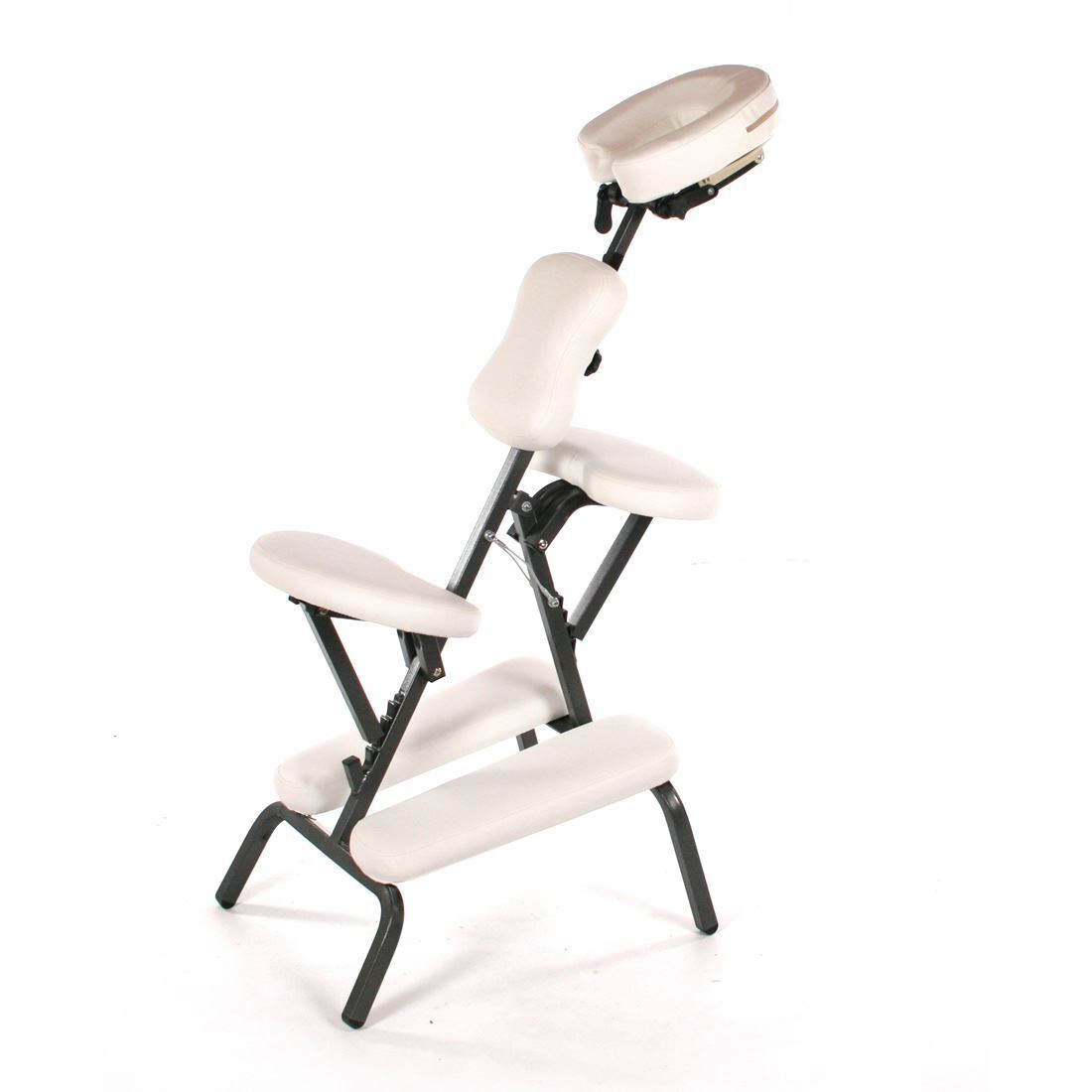 Portable Massage Chair Foldable Tattoo Stool Salon Beauty Therapy Table White
