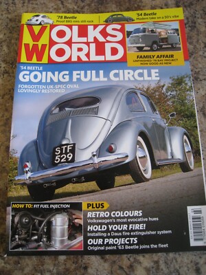 VOLKSWORLD MAR 2017 54 BEETLE FAMILY BAY PROJECT RETRO COLOURS DAUS FIRE EXTINGU
