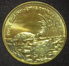 POLAND 2002 2 ZLOTE Y#427 POND TURTLES GEM BRILLIANT UNCIRCULATED ~FCS-835