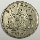 1960 Australia Sixpence — photo from another recent sale