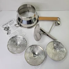 RSVP International Endurance Stainless Steel Food Mill w/3 Disks