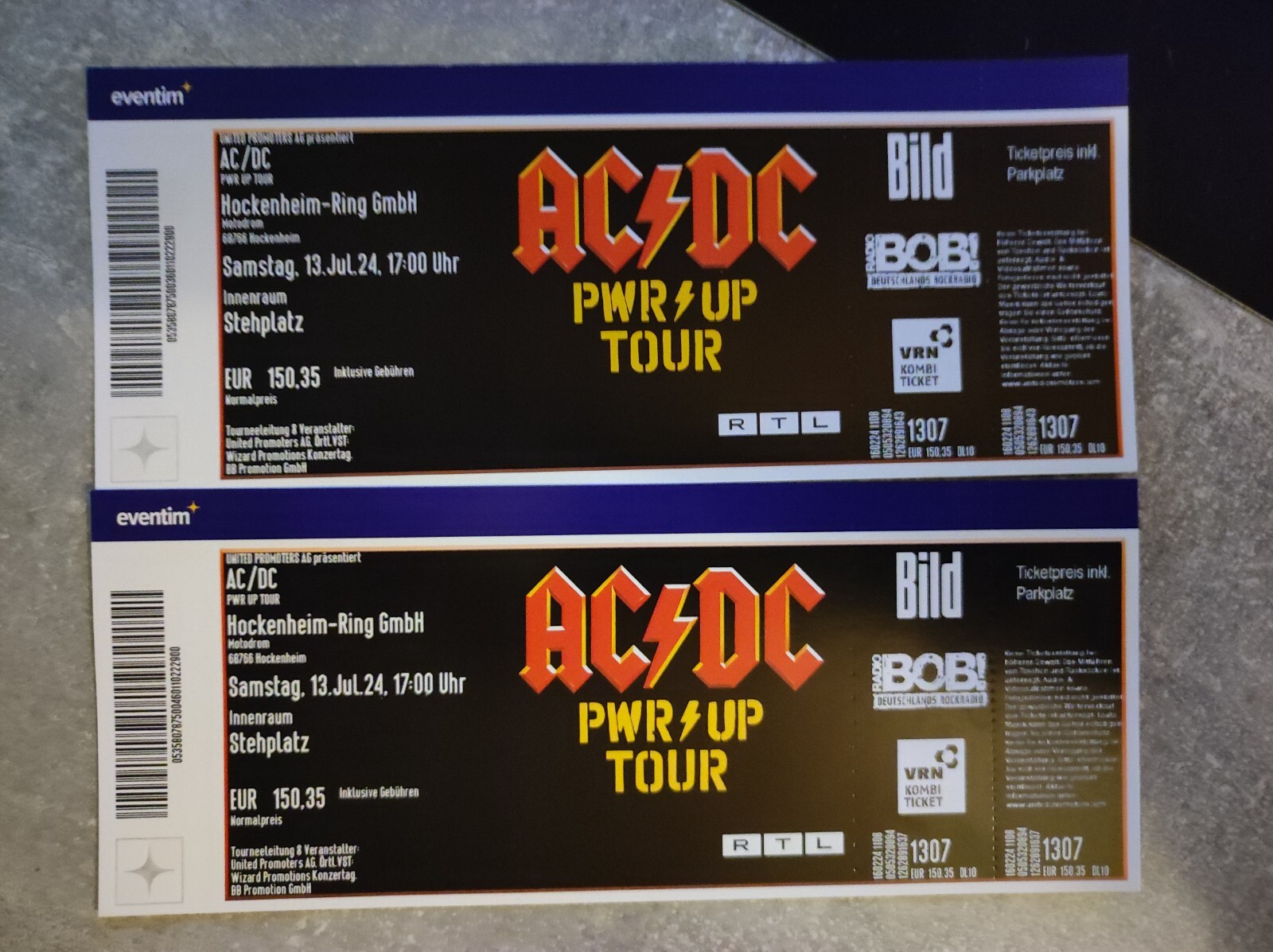 2 konzertkarten ac dc hockenheim | eBay