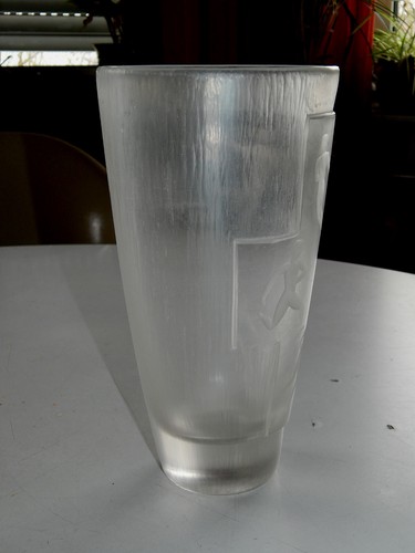 Vase Glas "Sportler" wohl Schule von Eiff - Picture 6 of 11