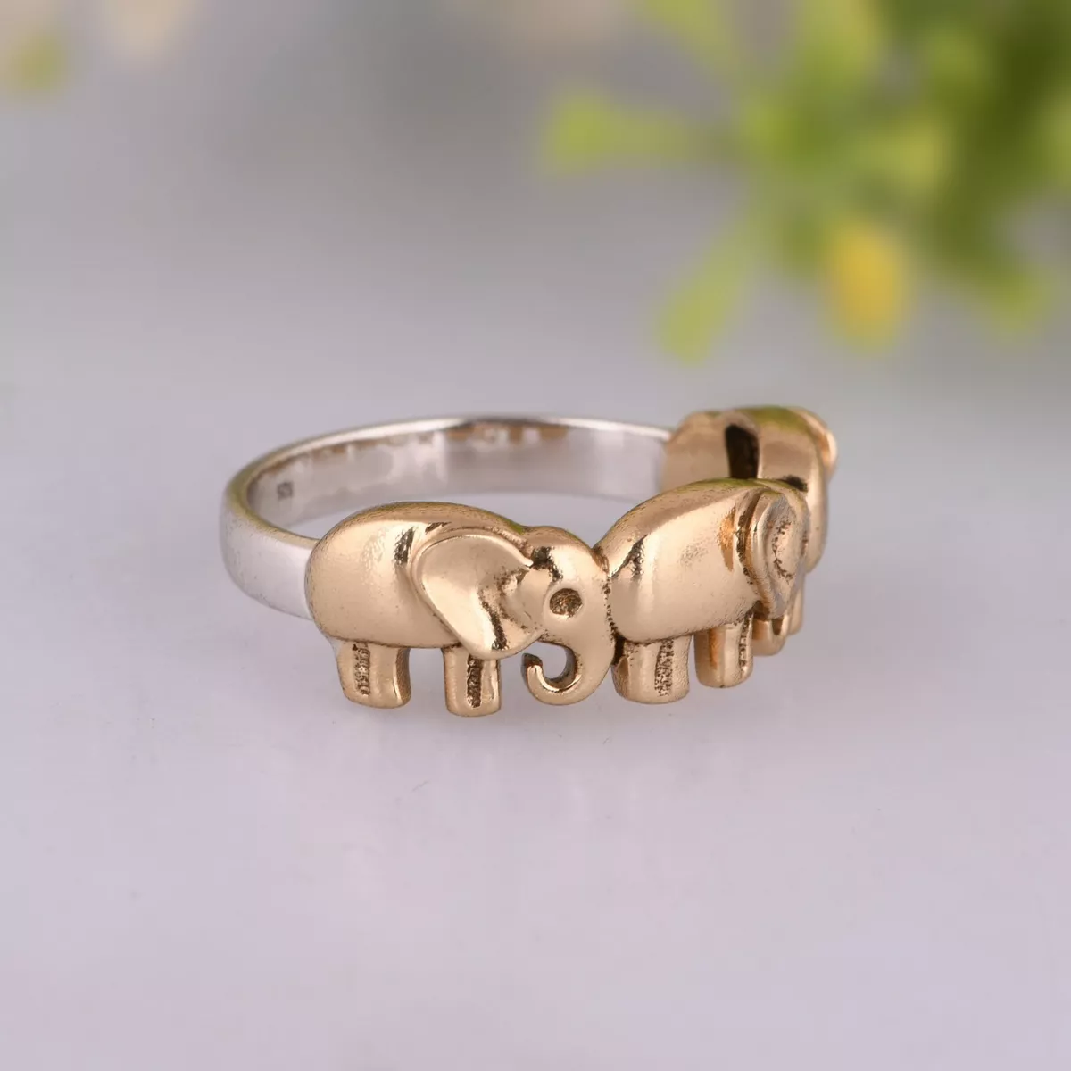 Elephant band ring sale