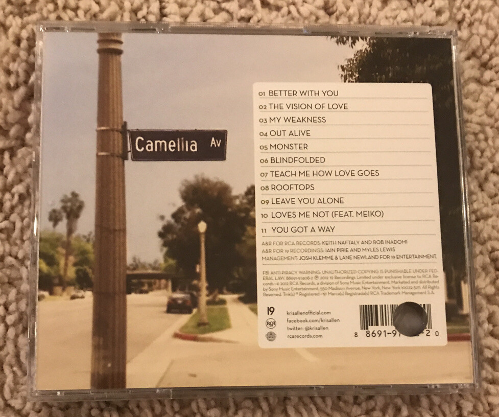 Kris Allen - Thank You Camellia (American Idol) (CD, May-2012, RCA