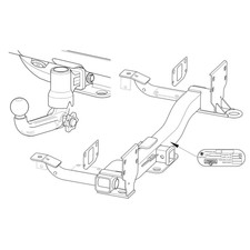 Detachable Tow Bar Brink Towbar for Land Rover Range Rover Evoque 2011-2013