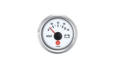 VDO SWITZERLAND MARINE 12V VOLTMETER WHITE