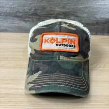 Kolpin Outdoors Hat Cap Snapback Green Brown Camo Adjustable