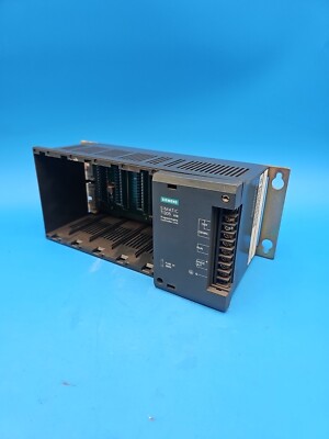 Siemens Simatic PLC TI305-02B 5 Slot Rack Chassis w/ Power Supply