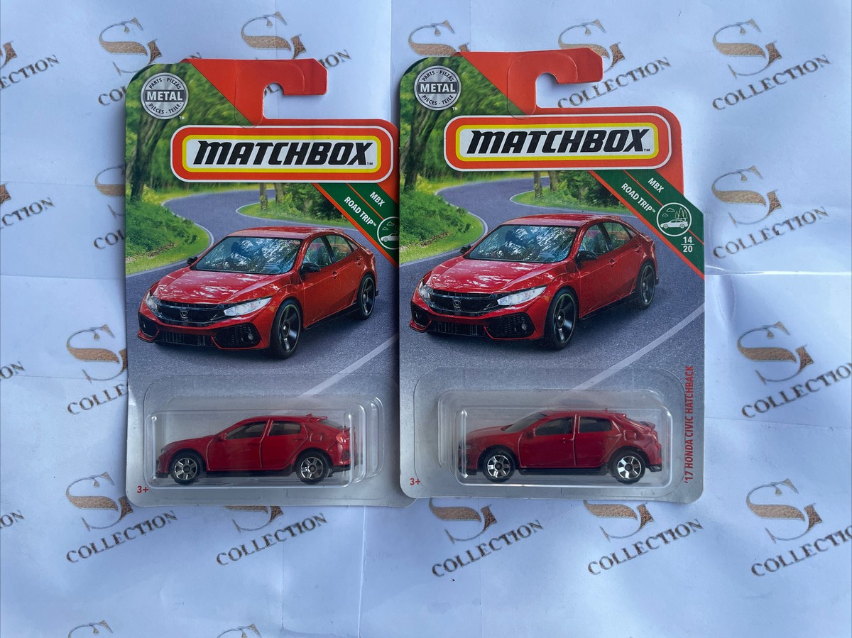 Matchbox 2019 MBX ROAD TRIP '17 Honda Civic Hatchback 8/100 Lot 2