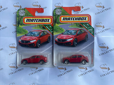 Matchbox 2019 MBX ROAD TRIP '17 Honda Civic Hatchback 8/100 Lot 2