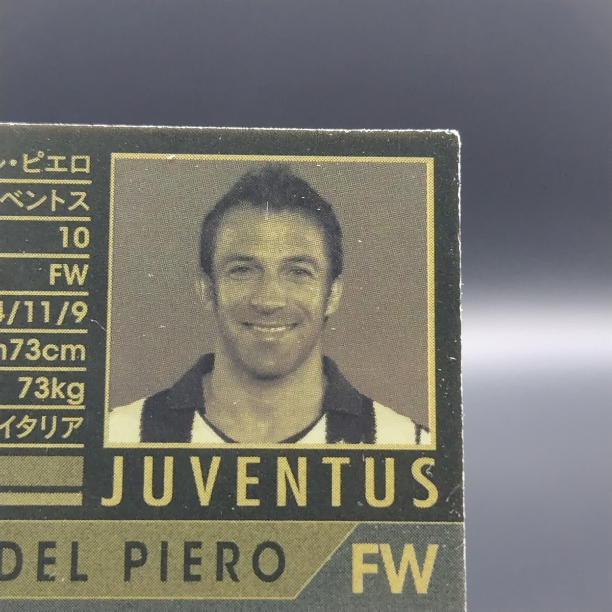 Alessandro DEL PIERO Panini Card WCCF Intercontinenta| Clubs From