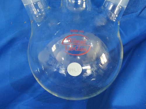 Labglass 500ml 3 Hals Rundboden Kochkolben, 24/40 - Bild 2 von 4