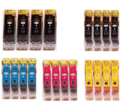20x Patronen für Canon PIXMA IP4600 IP4700 MP550 MP560 MP540 MP540X MP620