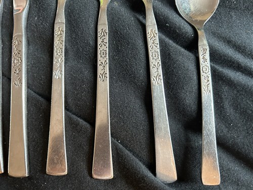 Vintage Ekco Eterna Cantina Stainless Steel Flatware 7 Piece Mixed Lot Japan - Picture 5 of 7