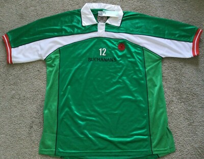 NEW Buchanan's De Luxe #12 Football Rugby Soccer Jersey Adult XL - NWT