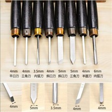 1SET,Woodworking Semi-circular Turning Tool Set High Speed Steel Cnc Lathe Tool