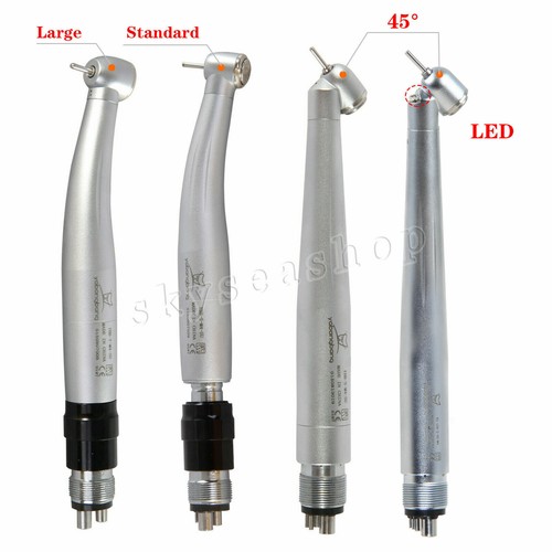 Dental High speed Handpiece Standard/Big/45 degree (LED) / 4Hole Coupler for NSK - Picture 8 of 17