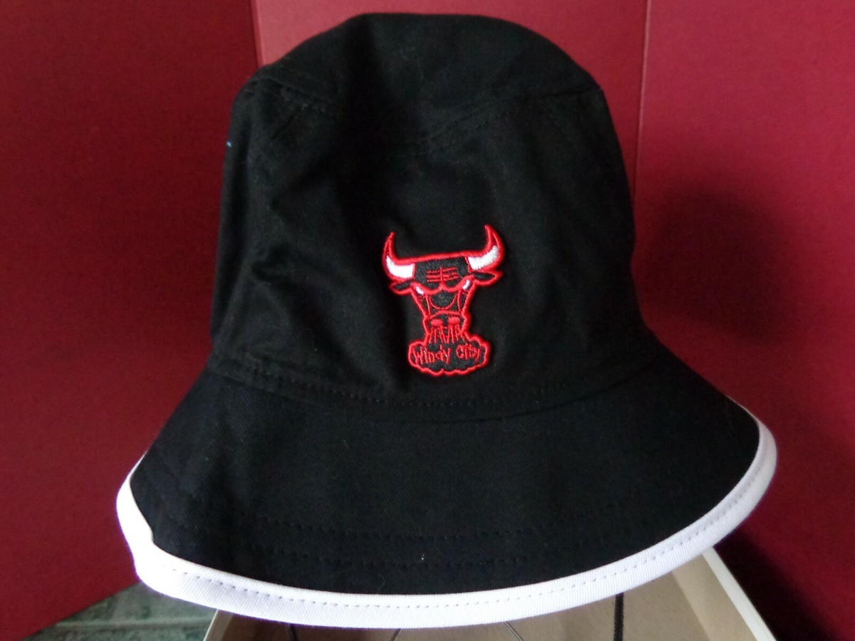 VINTAGE NBA Chicago Bulls Bucket Hat HARDWOOD CLASSIC XL