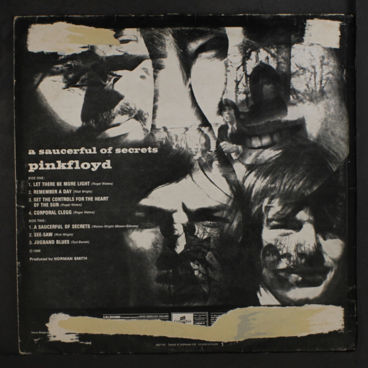 PINK FLOYD: a saucerful of secrets COLUMBIA 12