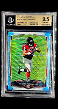 2014 Topps Chrome Blue Wave Refractor #216 Devonta Freeman Rookie BGS 9.5 POP 2