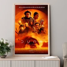 Dune: Part Two 2024 Movie Poster Wall Decor Art Print Canvas Poster