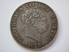 1818 George III Half Crown VF 