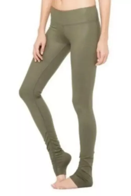 alo-yoga idol high waist ruched leggings
