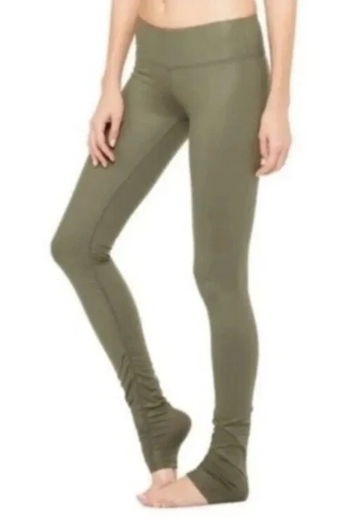 alo-yoga idol high waist ruched leggings