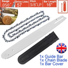 16" Chainsaw Guide Bar & Saw Chain Blade for Mac Allister MCS2000 MCSP40 MCSWP40
