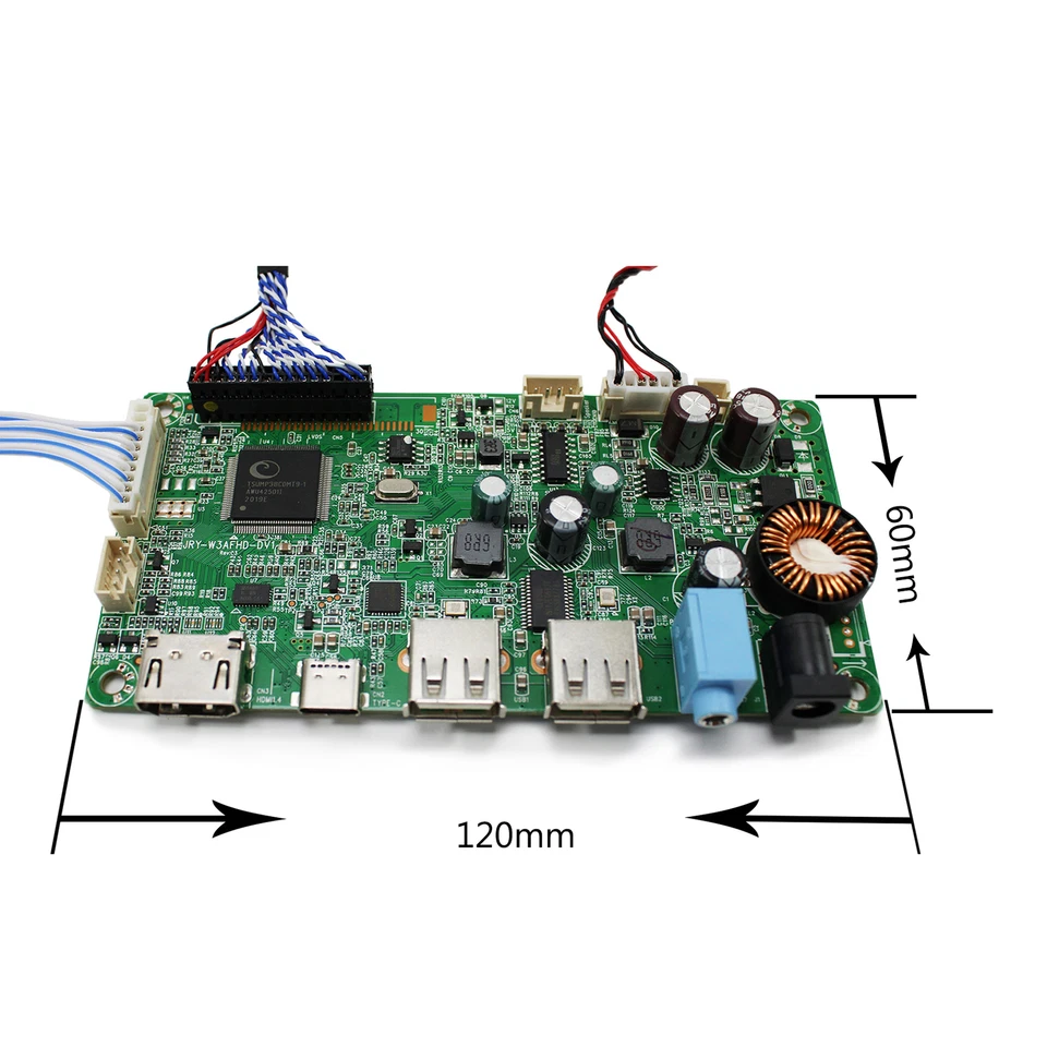 HD Type C LCD Controller Board For 21.5 in 1920x1080 6P LED Backlight LCD - Image 3 of 4