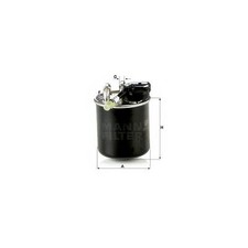 MANN WK820/17 Fuel Filter Fits Mercedes-Benz C-Class CLS E-Class GLC GLE