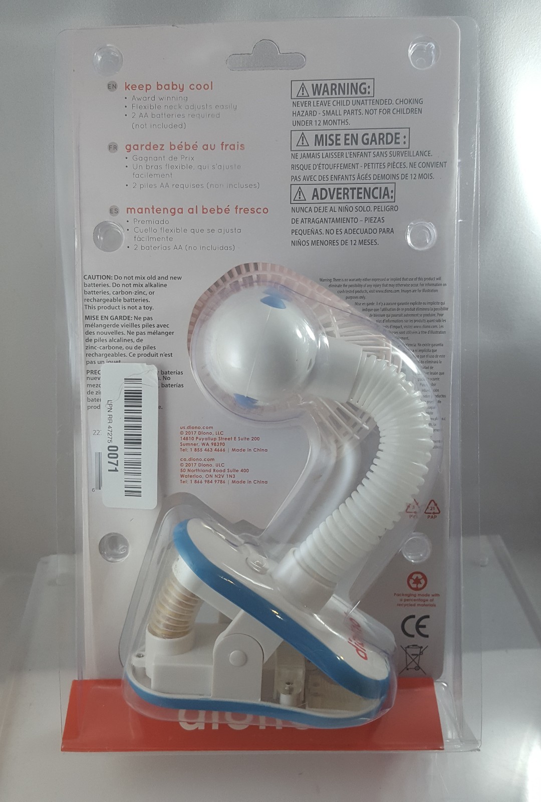 diono stroller fan