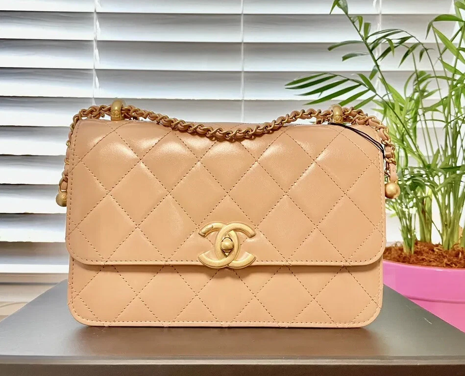 CHANEL Perfect Fit Flap Bag **RARE** size SMALL* Adjustable Strap