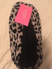 Isaac Mizrahi Slippers MEDIUM Animal Print 