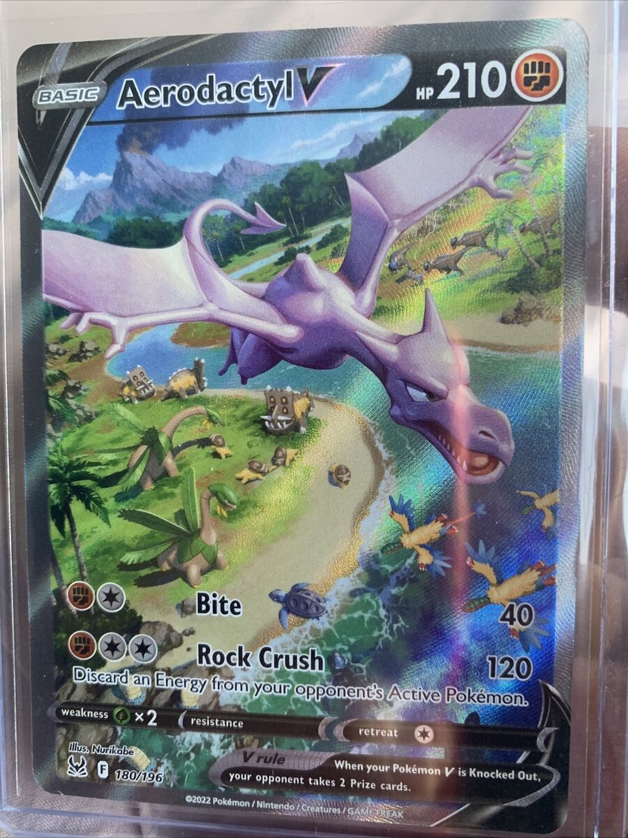 Aerodactyl V - 180/196 Full Art Ultra Rare - Lost Origin – JAB Games13