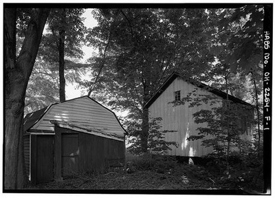 1. GENERAL VIEW FROM NORTHEAST; CHICKEN COOP IS ON LEFT, GRANARY CAN BE SEEN ON
