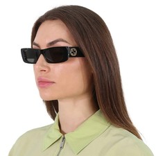 Gucci Grey Rectangular Ladies Sunglasses GG0516S 001 52 GG0516S 001 52