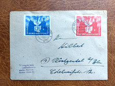 FDC DDR Mi. 284-85 Begegnung der Staatspr&auml;sidenten Pieck und Bierut, rar