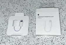 Apple Lightning to 3.5 mm Headphone Jack Adapter Original OEM iPhone 8+ X 11 12