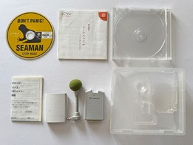 Dreamcast Seaman w/Microphon DC SEGA Sea Man Simulation Game Japan JP
