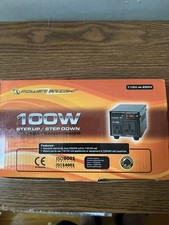 PowerBright 110-220V VC 100W Step Up/Step Down Voltage Transformer Open Box