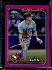 Cam Eden 2024 Topps Chrome Update #USC96 Rookie Magenta 317/399