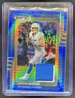 2025 Donruss Optic Justin Herbert Blue Hyper (RAW)