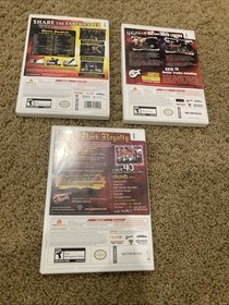 Wii Console Bundle Guitar Hero Games + Controllers + Guitar + Cords + Tested!!