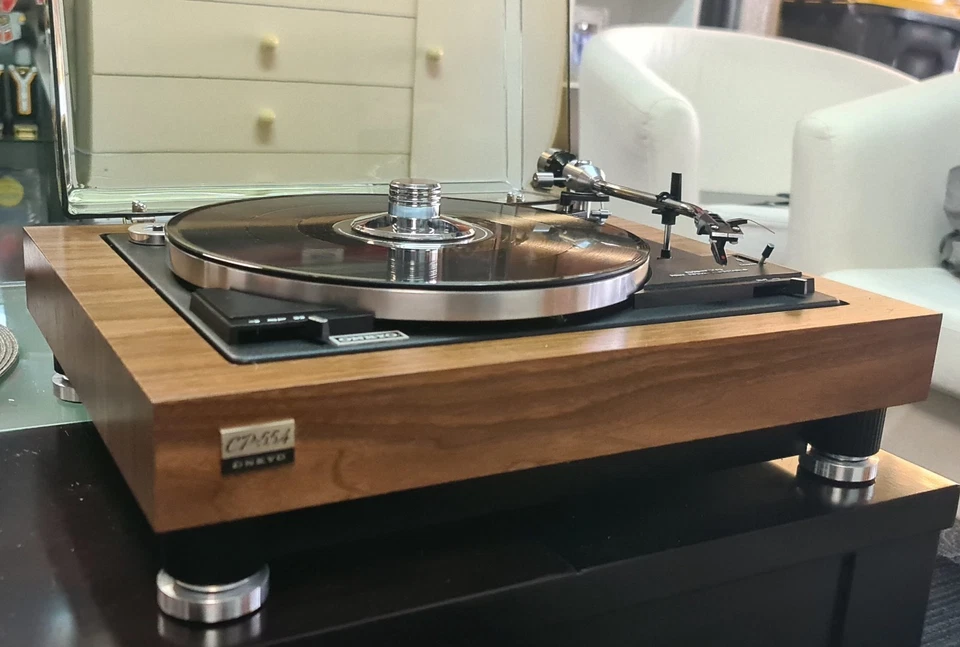 TOCADISCOS ONKYO VINTAGE AÑOS 70/HECHO EN JAPÓN/COMO NUEVO RESTAURADO Foto 2 de 4