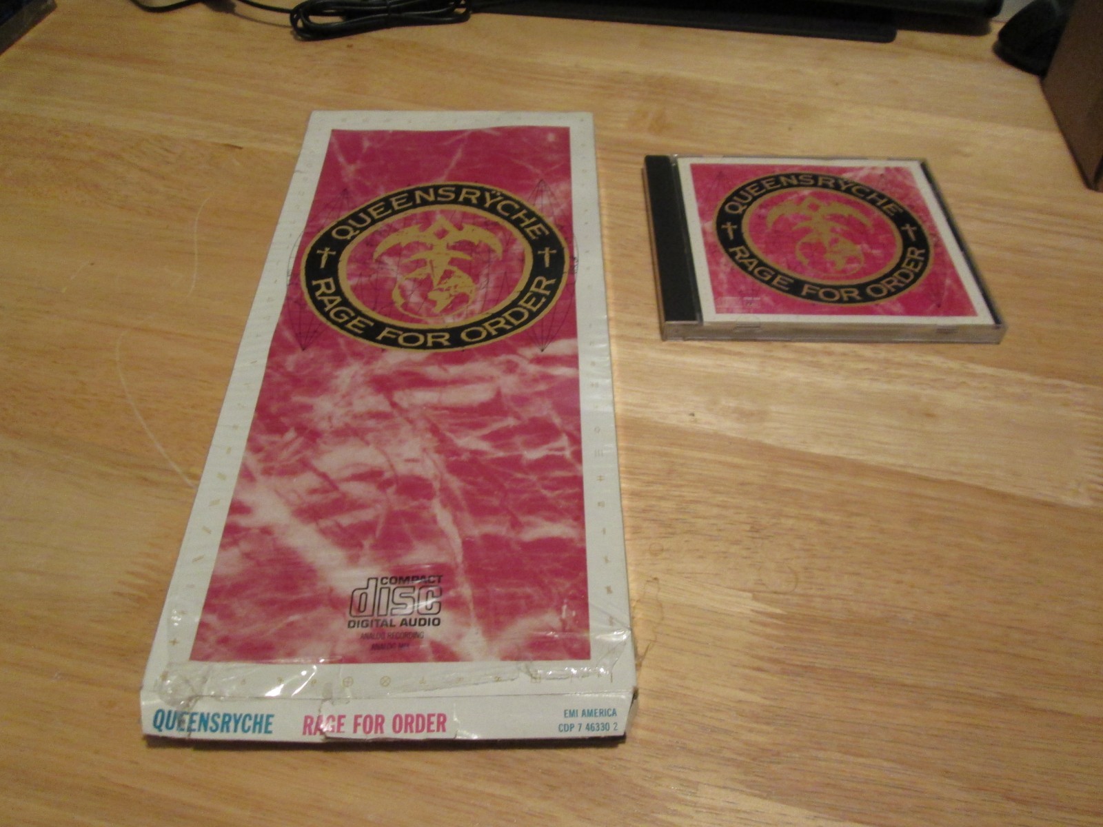 Queensryche - Rage For Order Rare Longbox Hard To Find
