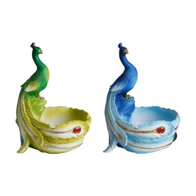 Ceramic Fleshy Plant Pot Planter Peafowl Shape Window Box Cactuses Plant