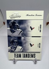 2004 Playoff Absolute Memorabilia-Team Tandems Andre Johnson David Carr /1000